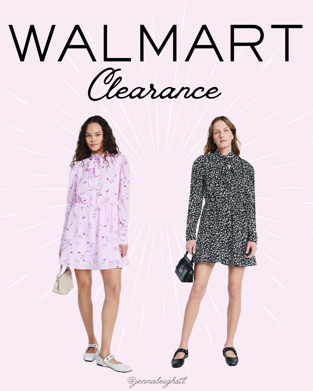 Clearance find at Walmart. This Scoop tie neck mini dress is a best seller and such a cute piece for spring. 

 #LTKSeasonal #LTKSaleAlert #LTKMidsize
