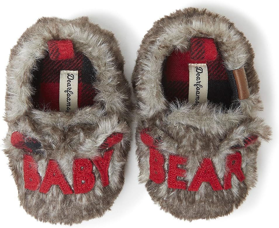 Dearfoams Unisex-Child Lil Bear Slipper | Amazon (US)