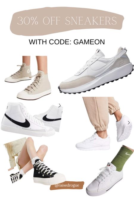 Sneaker sale! 30% off with code: GAMEON 

#LTKshoecrush #LTKunder100 #LTKsalealert