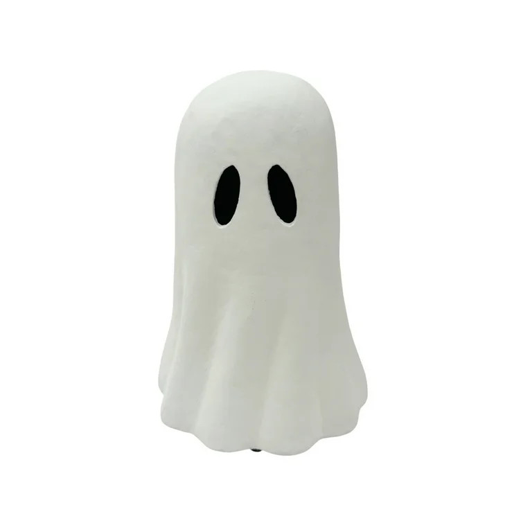 Paper Mache Ghost White Tabletop Decor, 11"Height, Halloween by Way To Celebrate | Walmart (US)