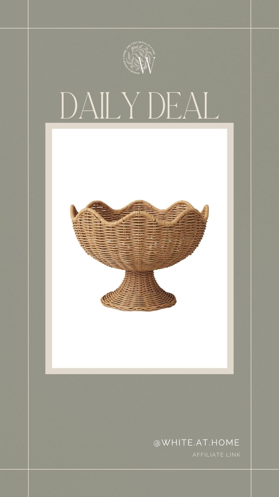 This woven scalloped bowl is beautiful and would be perfect on a console or coffee table for the fall! Add faux pumpkins, acorns, bowl filler, etc for a festive and textured look.

#LTKHome