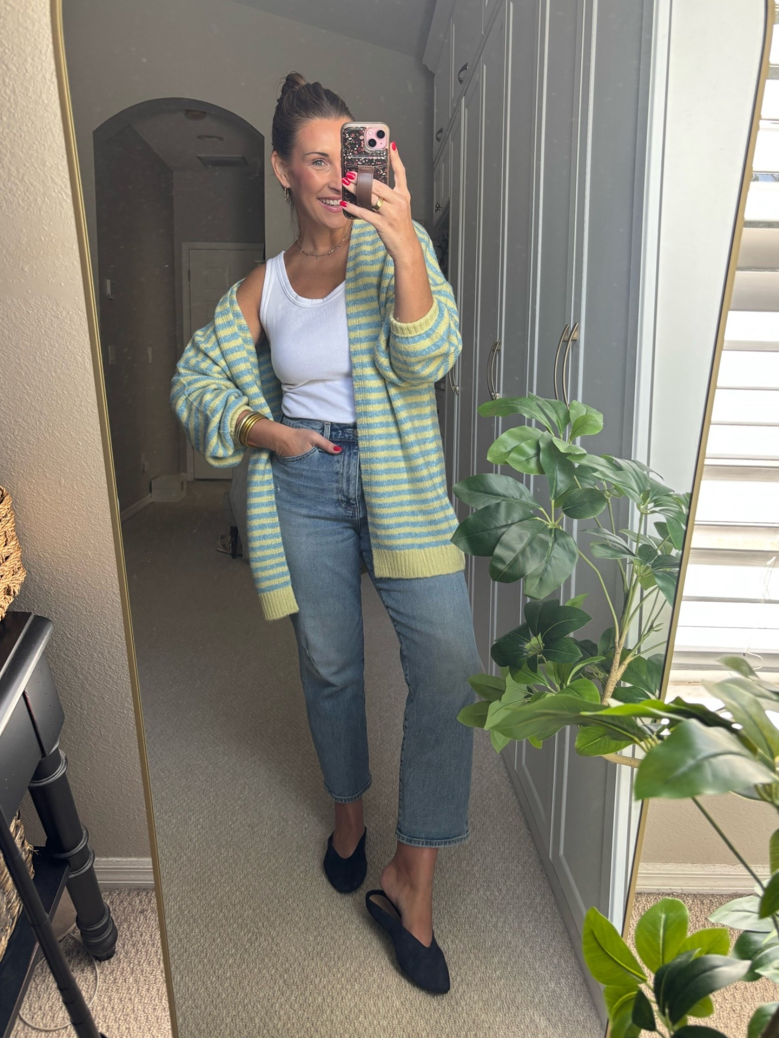 Weekend fall outfit 🩵☀️ love this comfy cardigan & cutie flats! 

TTS

#LTKootd #LTKgrwm #LTKdayinmylife