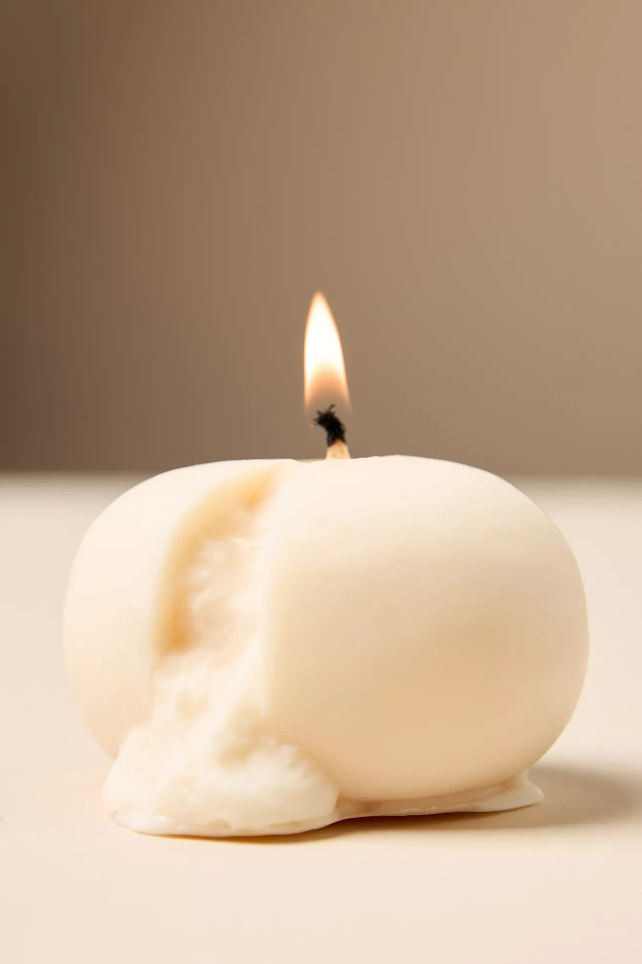 Nata Burrata Shaped Decorative Candle | Anthropologie (US)