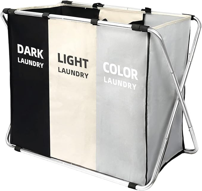 180L Large Laundry Basket, Freestanding Laundry Hamper, Collapsible Tall Clothes Hamper with Hand... | Amazon (US)