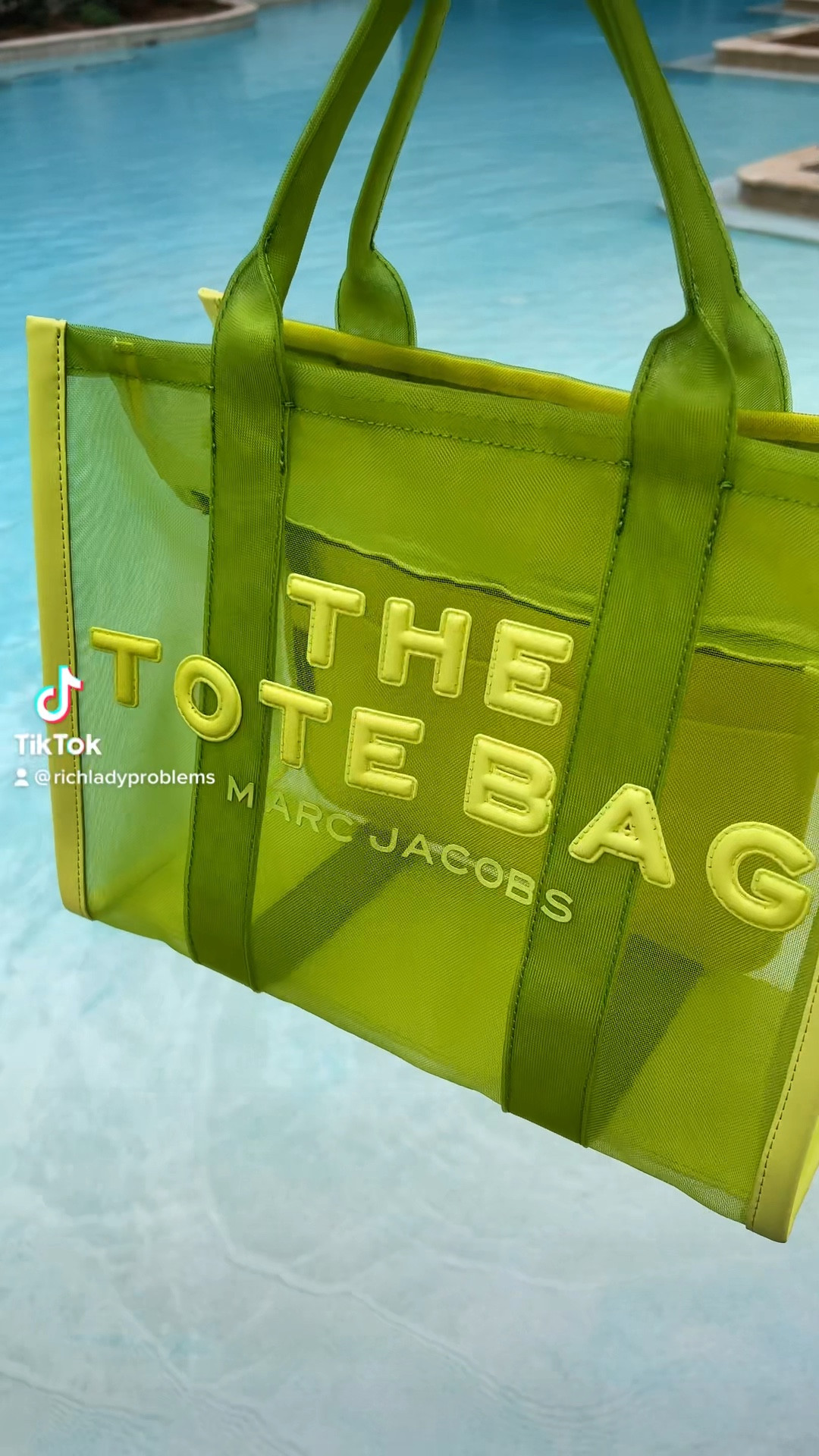 Marc Jacobs Yellow 'The Mesh Tote Bag' Tote Marc Jacobs