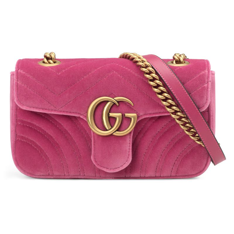 Gucci GG Marmont Mini-Tasche aus Samt | Gucci (EU)