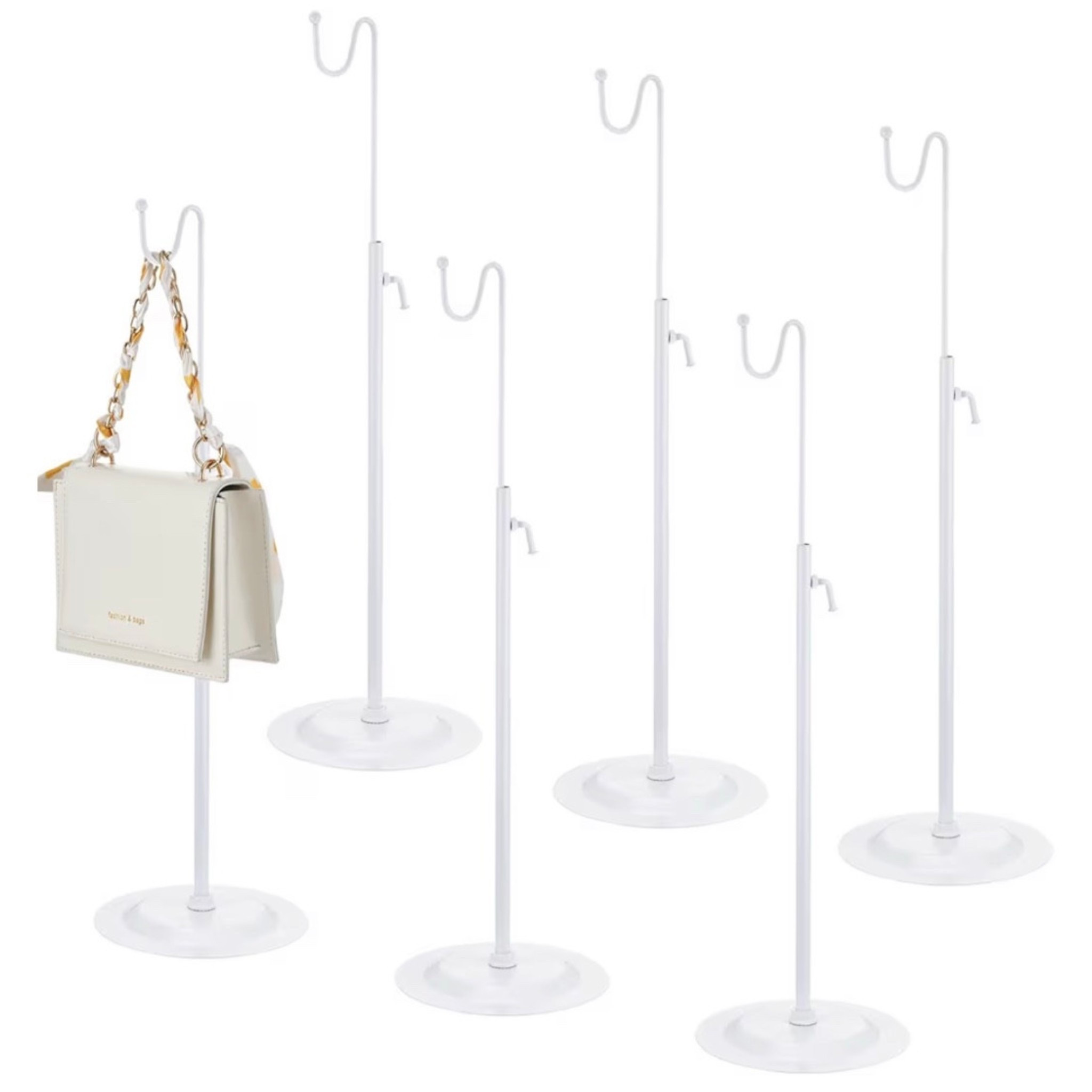 Therwen 6 Pcs Bag Display Stands Purse Display Stand Adjustable Height Handbag Holder for Home Boutique Store Counter
Retail(White)

#LTKHoliday #LTKdayinmylife #LTKGiftGuide