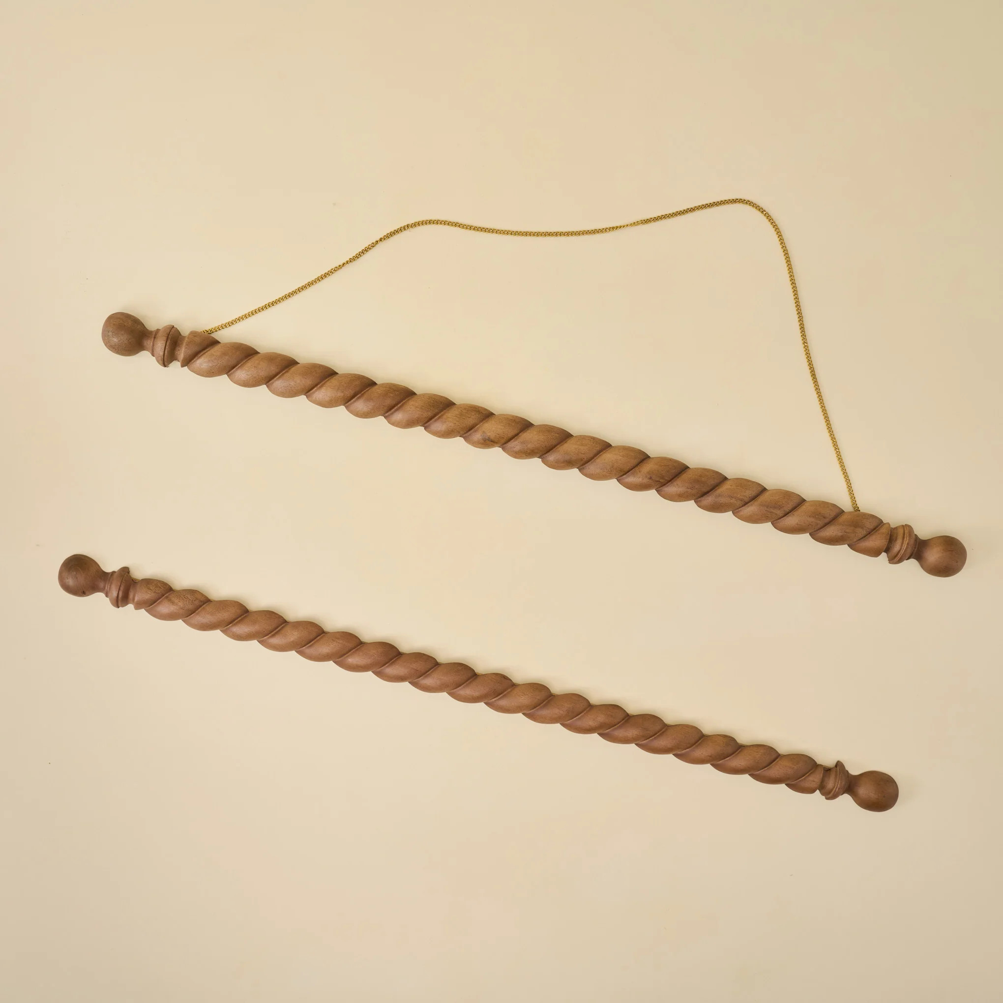Turned Wood Poster Hanger Kit | Magnolia