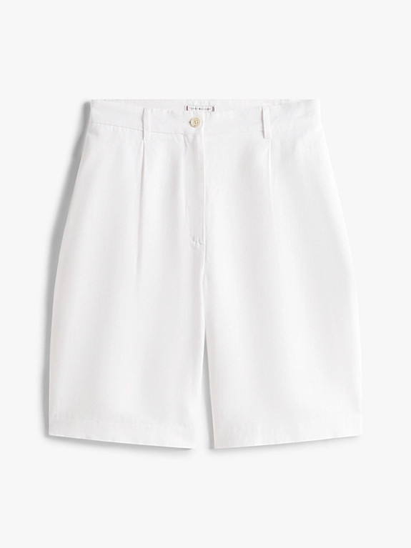Bermuda-Shorts mit Leinen und weitem Bein | Tommy Hilfiger (DE)