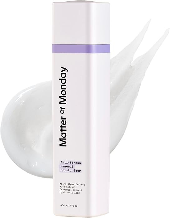 Anti-Stress Renewal Moisturizer | Calming & Hydrating, Daily Wear | For Softer, Plumper Look, Str... | Amazon (US)