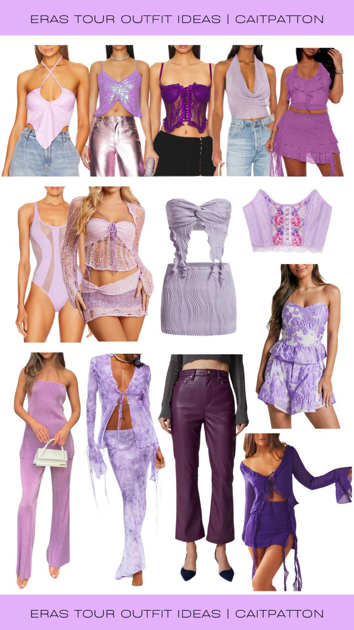 Speak now outfit ideas for the eras tour!

Purple leather pants, purple pants, purple set, two piece purple set, coquette set, fairycore set, purple sets, pants set, knit set, purple corset, fairycore corset, cutout bodysuit, purple bodysuit, butterfly top, purple crop top, purple halter top, purple top, purple going out top, eras tour outfit ideas, eras tour outfit idea, speak now outfit ideas, speak now outfits, speak now outfit idea, taylor swift speak now outfits, taylor swift eras tour outfits, taylor swift outfit ideas, taylor swift outfits, taylor swift speak now, speak now era

#LTKfindsunder50 #LTKparties #LTKfindsunder100