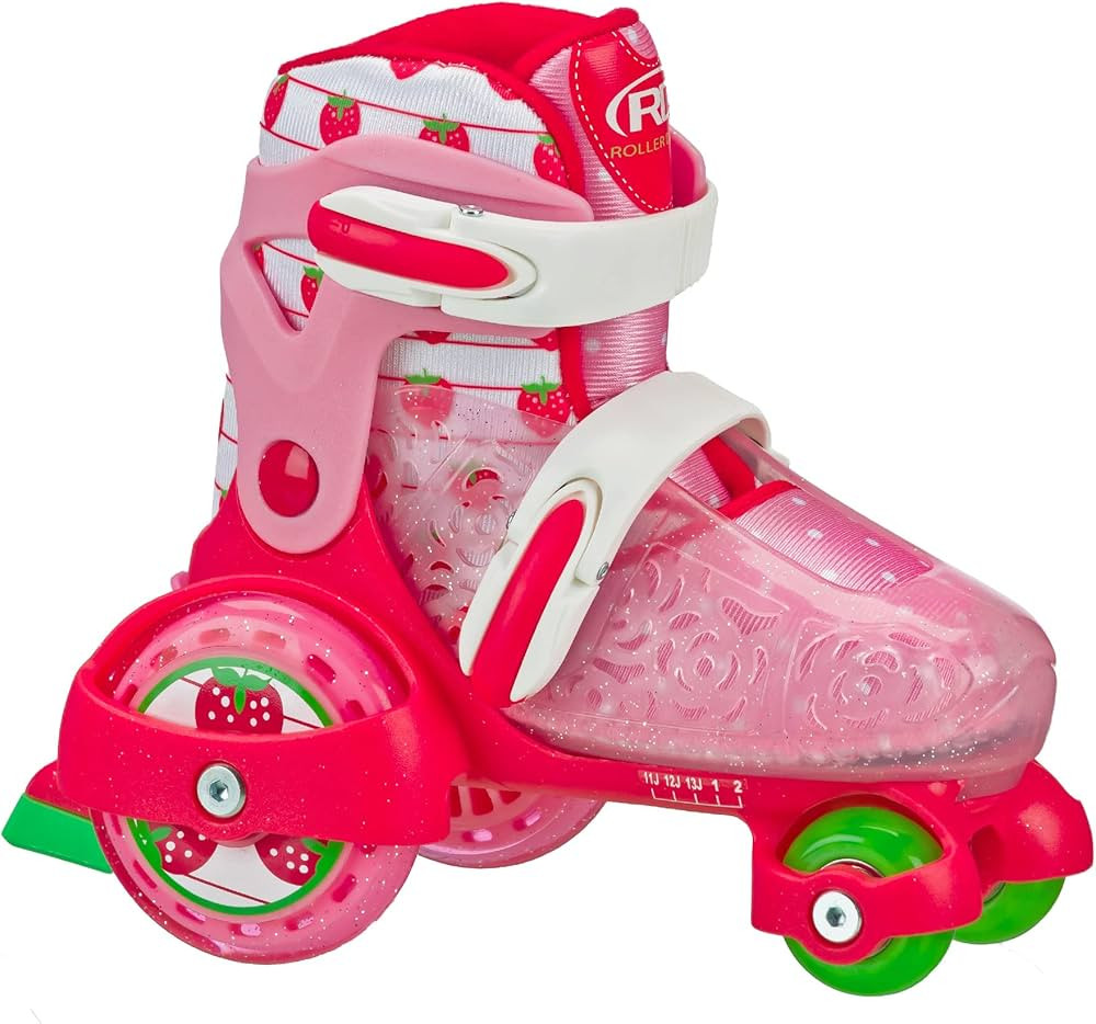Fun Roll Beginner Roller Skates by Roller Derby, Adjustable Sizing, Skates for Kids, Boys, Girls | Amazon (US)