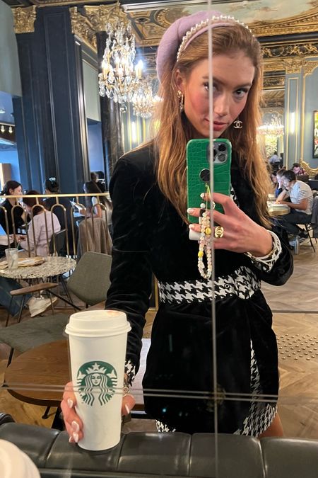 Starbucks in Paris - Paris looks 

If you say it out loud it's more likely to happen ✨🫶🏼🇫🇷Living our best Blair Waldorf lives #howtoromanticizelife #romanticize #thatgirlaesthetic #thatgirlroutine #thatgirllifestyle #pinterestaesthetic #hounstooth 

#LTKFind #LTKtravel #LTKunder100