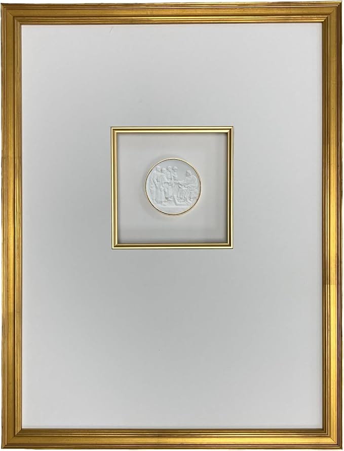 Framed Religious Intaglios in 12x16 Gold Frame (The Marriage Feast) | Amazon (US)