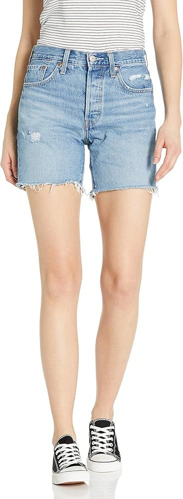 Amazon.com: Levi's Women's Premium 501 Mid Thigh Short, Luxor Street (Waterless), 29 : Clothing, ... | Amazon (US)