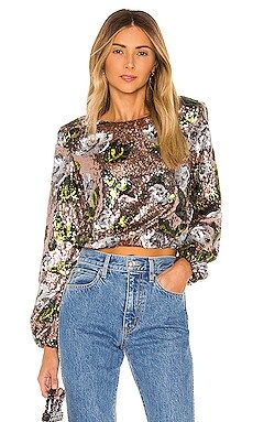 House of Harlow 1960 x REVOLVE Lia Top in Rose Gold Floral from Revolve.com | Revolve Clothing (Global)