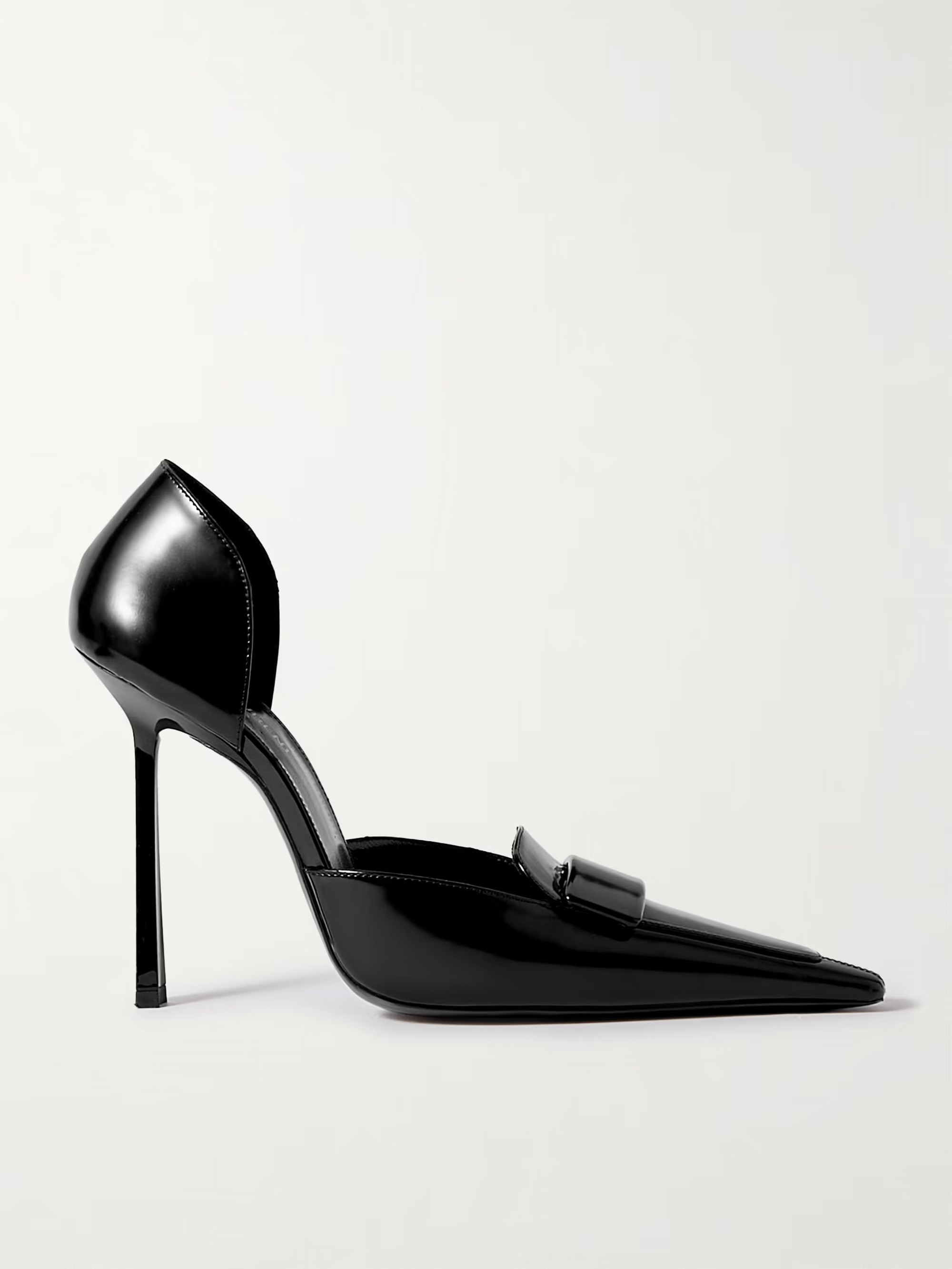 D'Orsay glossed-leather pumps | NET-A-PORTER (US)