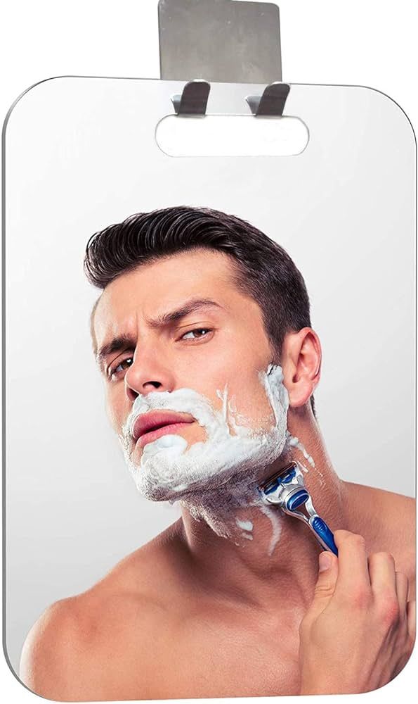 XoYo-Fogless Shower Mirror (11inX7.48in), Anti-Fog Mirror, Makeup Shave Frameless Wall Hanging (L... | Amazon (US)