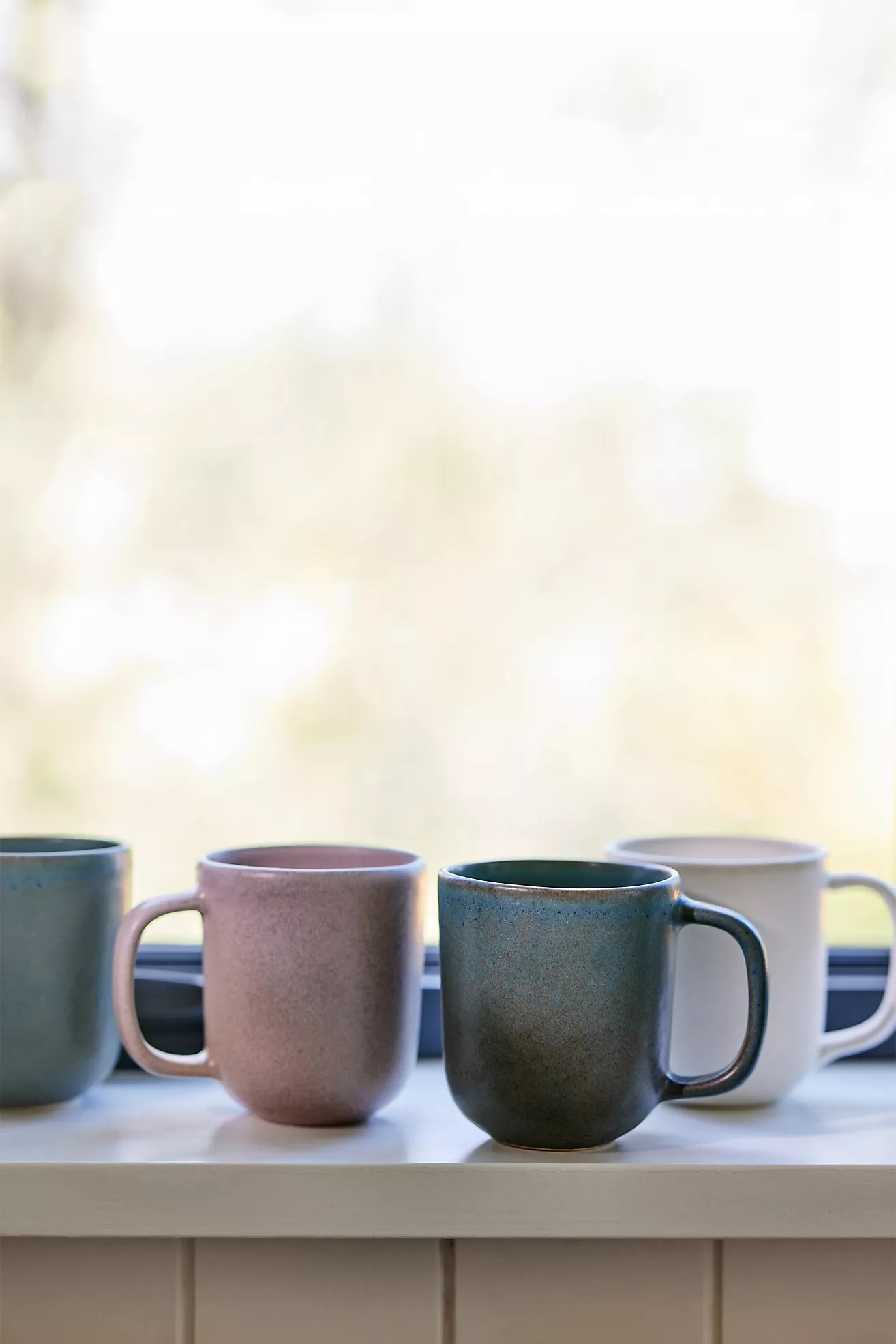 The Jasper Portuguese Stoneware Mugs, Set of 4 | Anthropologie (US)