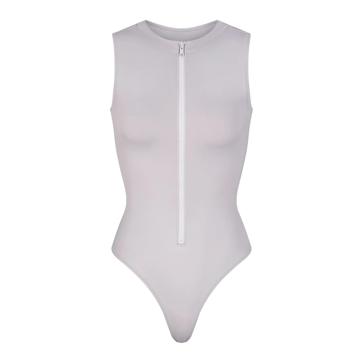 ZIP FRONT SLEEVELESS ONE PIECE | SKIMS (US)