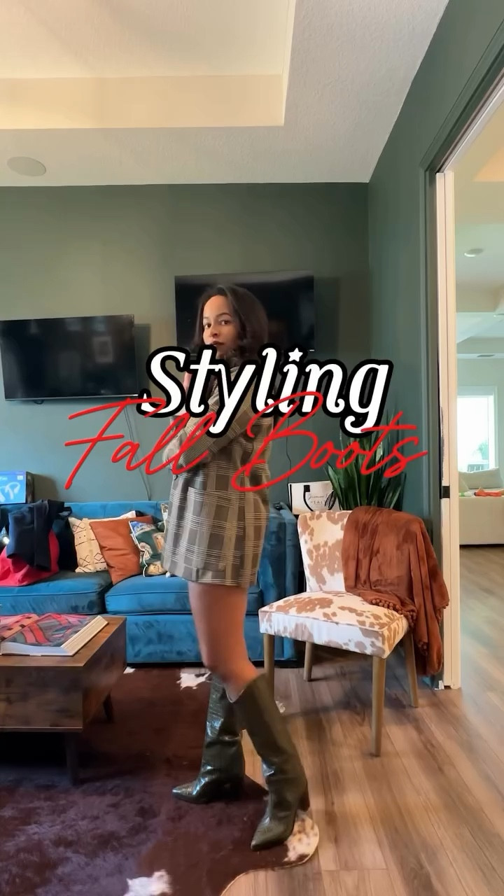 Fall is all about the boots! 🍂👢 Styling my favorite knee-highs to take any outfit to the next level. These green beauties are my fall go-to. 🖤✨

Which boots are you loving this season? Let me know below! #StyledbyEdge #FallFashion #BootSeason #letsgetdressed #fallfashion #pinterestootd