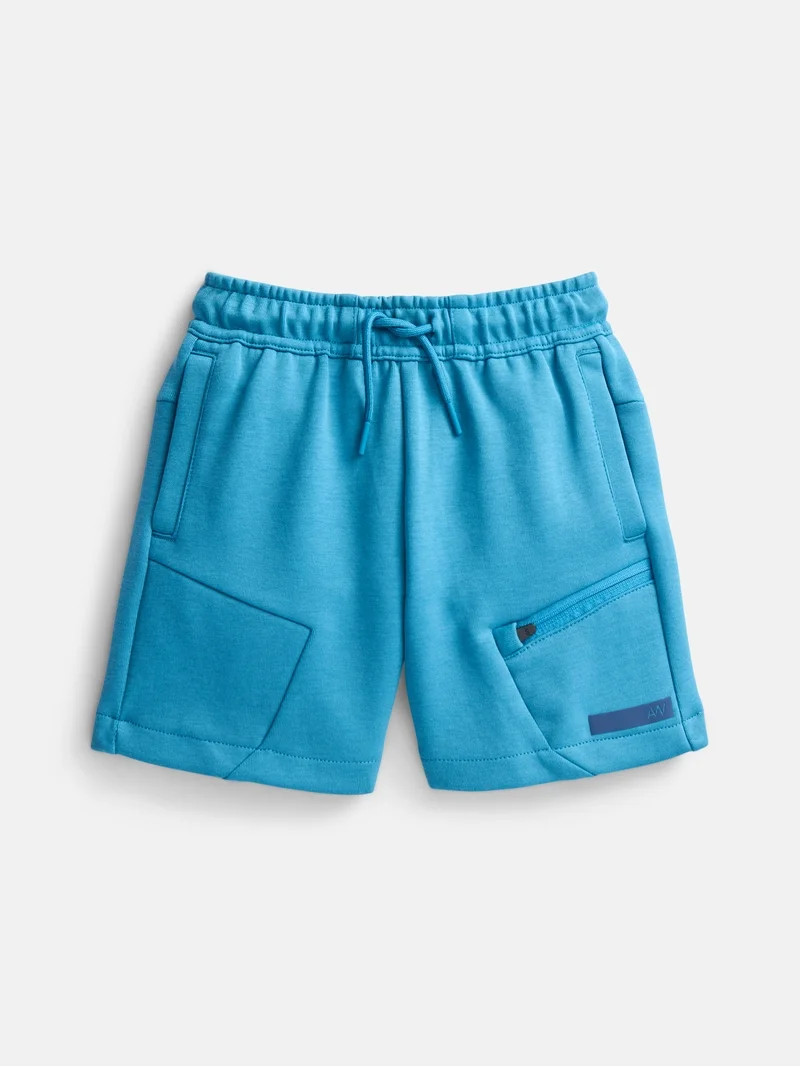 Athletic Works Boys Double Knit Shorts, Sizes 4-18 & Husky | Walmart (US)