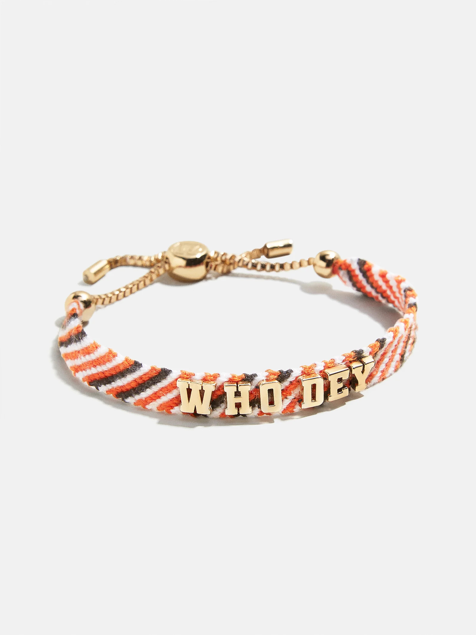 Cincinnati Bengals NFL Woven Friendship Bracelet - Cincinnati Bengals | BaubleBar (US)