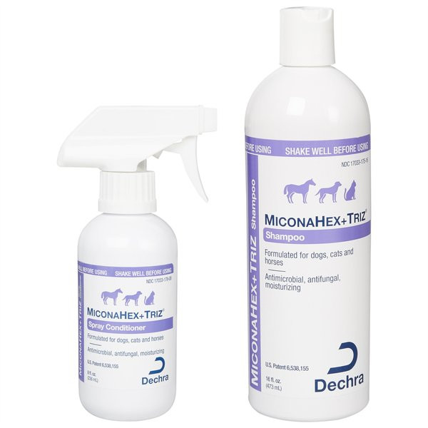 Bundle: MiconaHex+Triz Spray + Shampoo for Dogs & Cats | Chewy.com