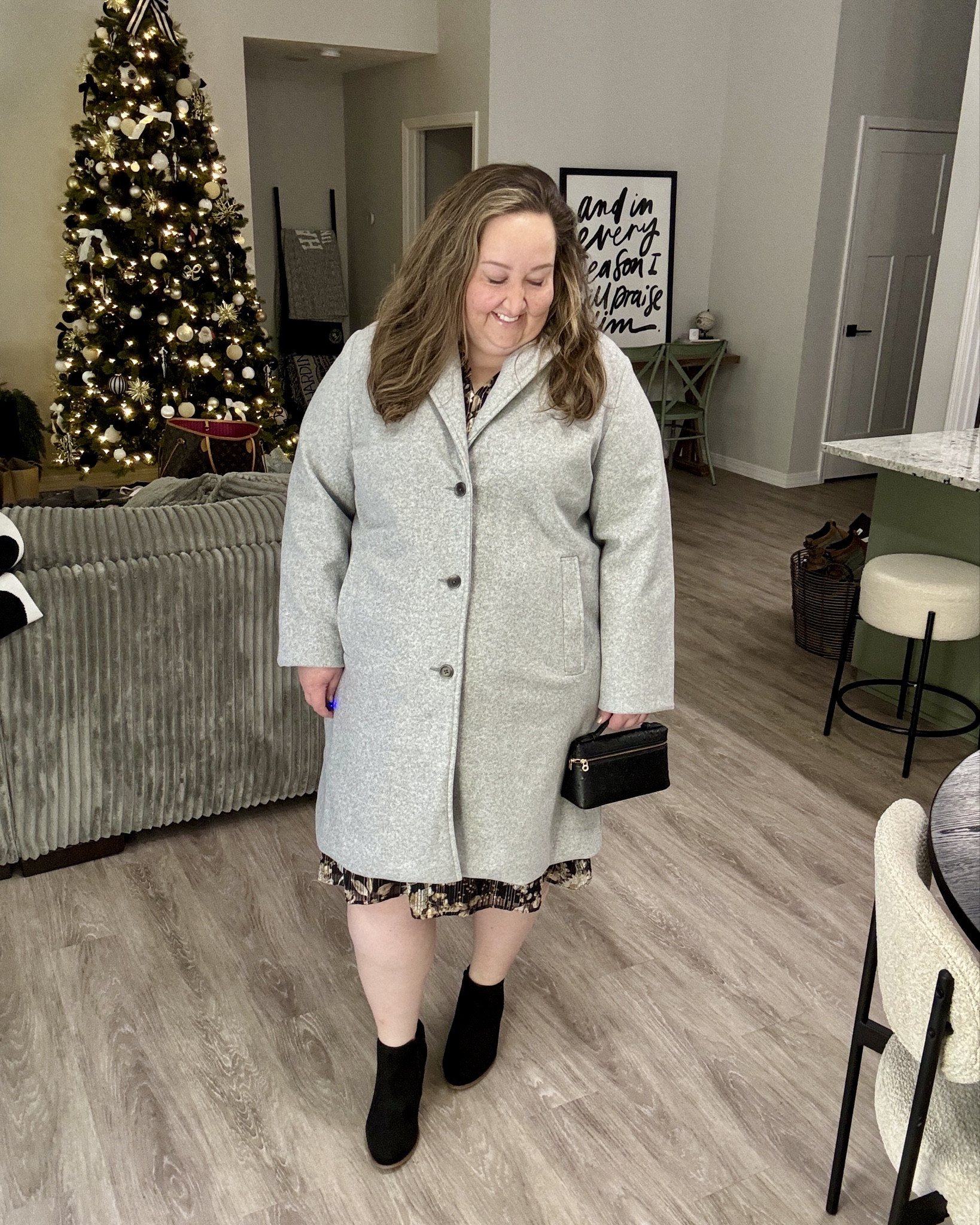 Plus size car coat that goes with everything! 

#rebekahelizstyle

#LTKPlusSize #LTKootd #LTKHoliday