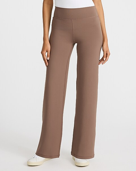 High Waisted Athleisure Wide Leg Pant | Express