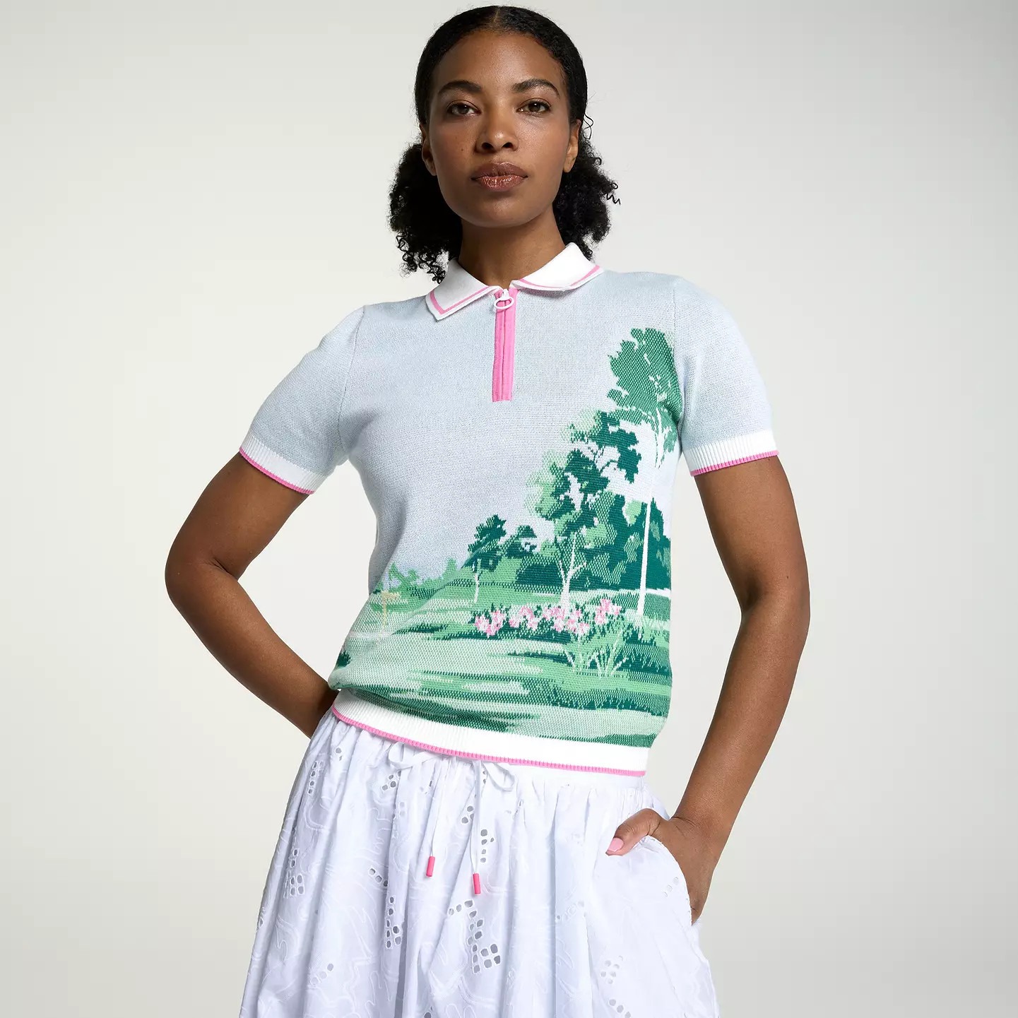 Walter Hagen Women's Clubhouse Short Sleeve Sweater Golf Polo | DICK'S Sporting Goods
