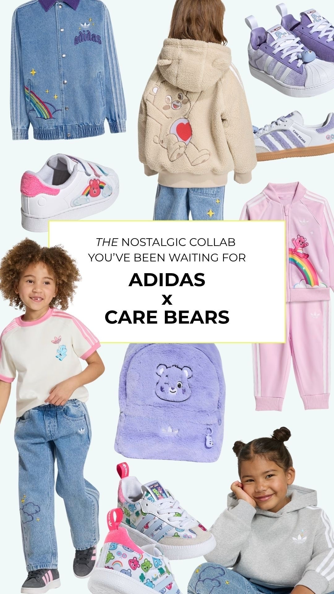 The collab that will have your nostalgic heart swooning, Adidas x Care Bears!

#LTKKids #LTKActive