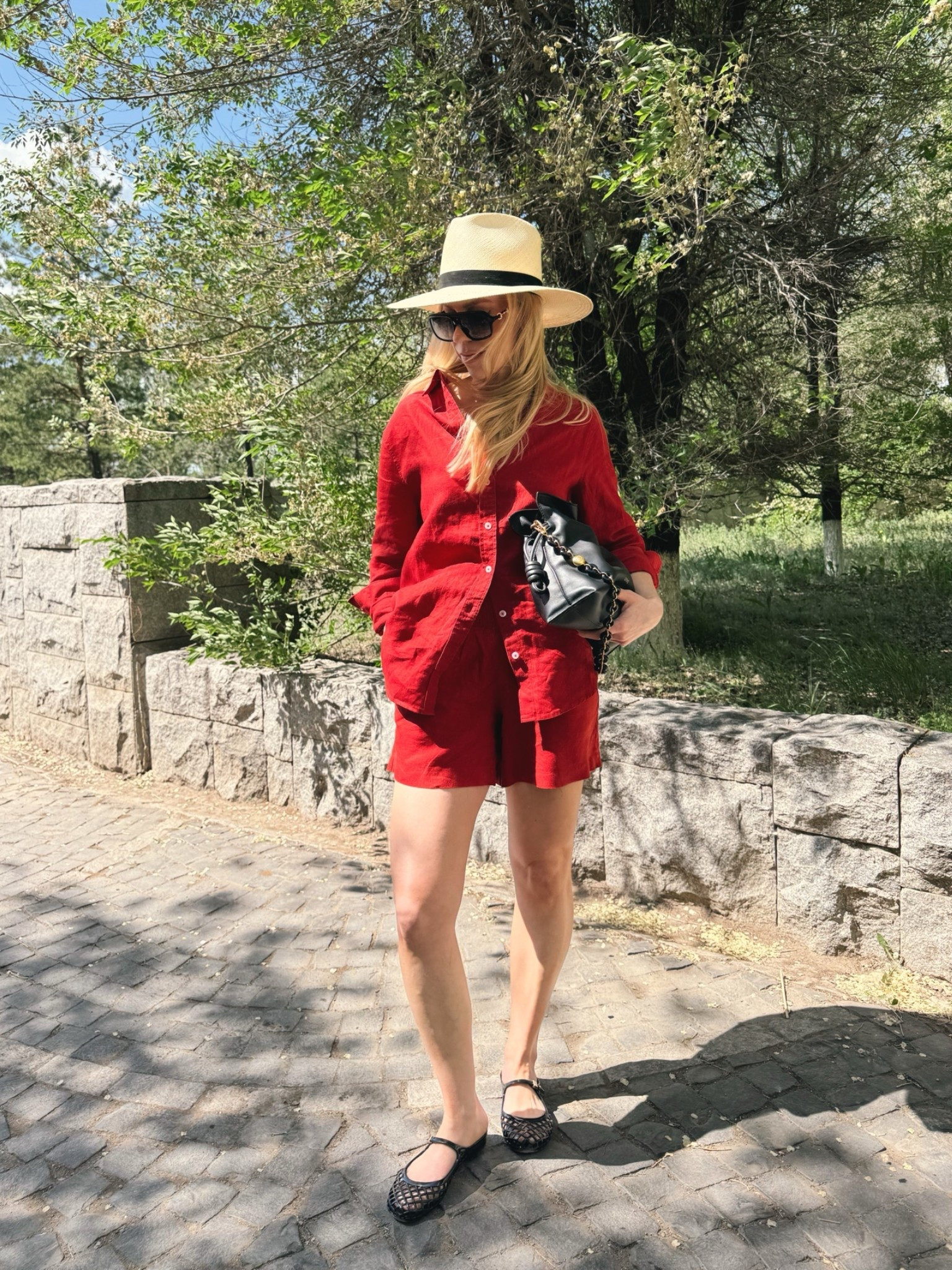 Matching linen set under $75 from @Quince - you’ll want to wear this everywhere from vacation to a backyard barbecue or just running errands. Comes in lots of colors!

#LTKSeasonal #LTKSaleAlert #LTKTravel