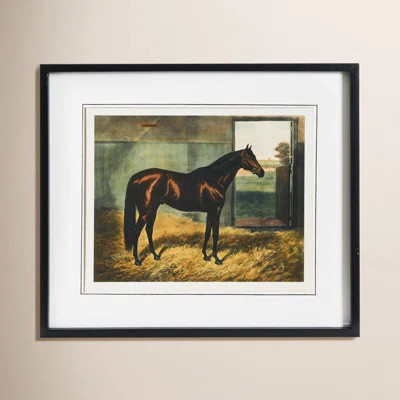 Waverly Horse Picture Frame Print | Wayfair North America