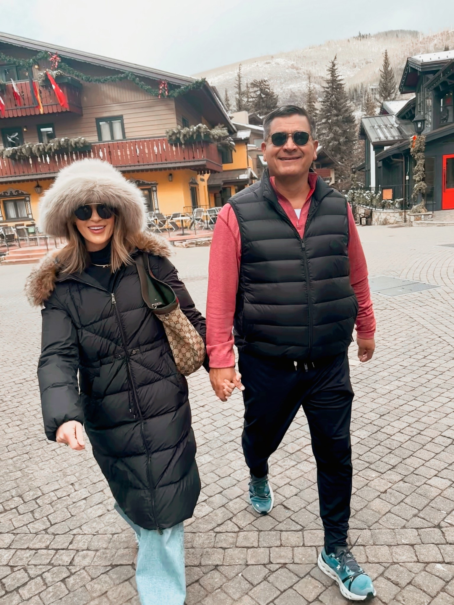 What I wore Vail. Coat is a few years old Moncler. Hat is Amazon! 

#LTKootd #LTKSeasonal #LTKOver40