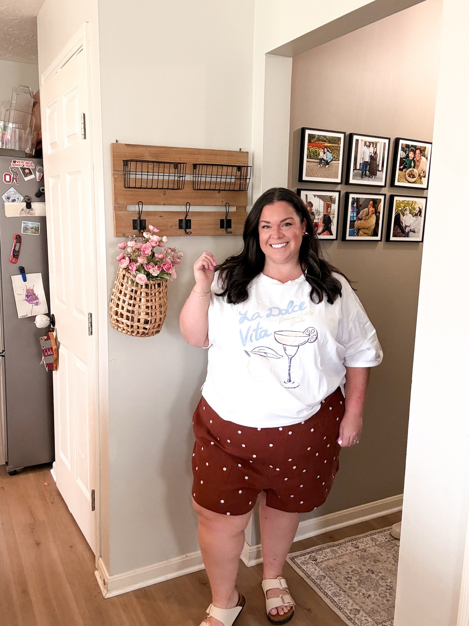 Target is really crushing it for us this summer! I’m so in love with these linen polka dot shorts, they are SO comfy to wear. I’m in a 3x in this whole outfit

#LTKPlusSize #LTKPetite #LTKMidsize