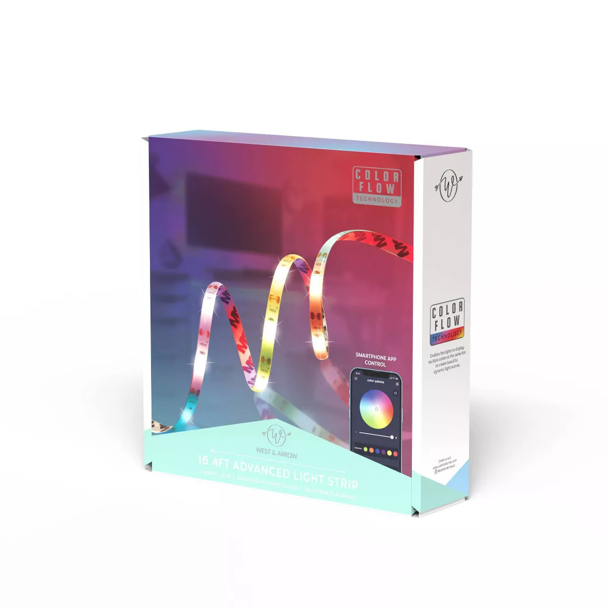 Teen Ambient LED Light Strip with Sound React - West & Arrow | Target