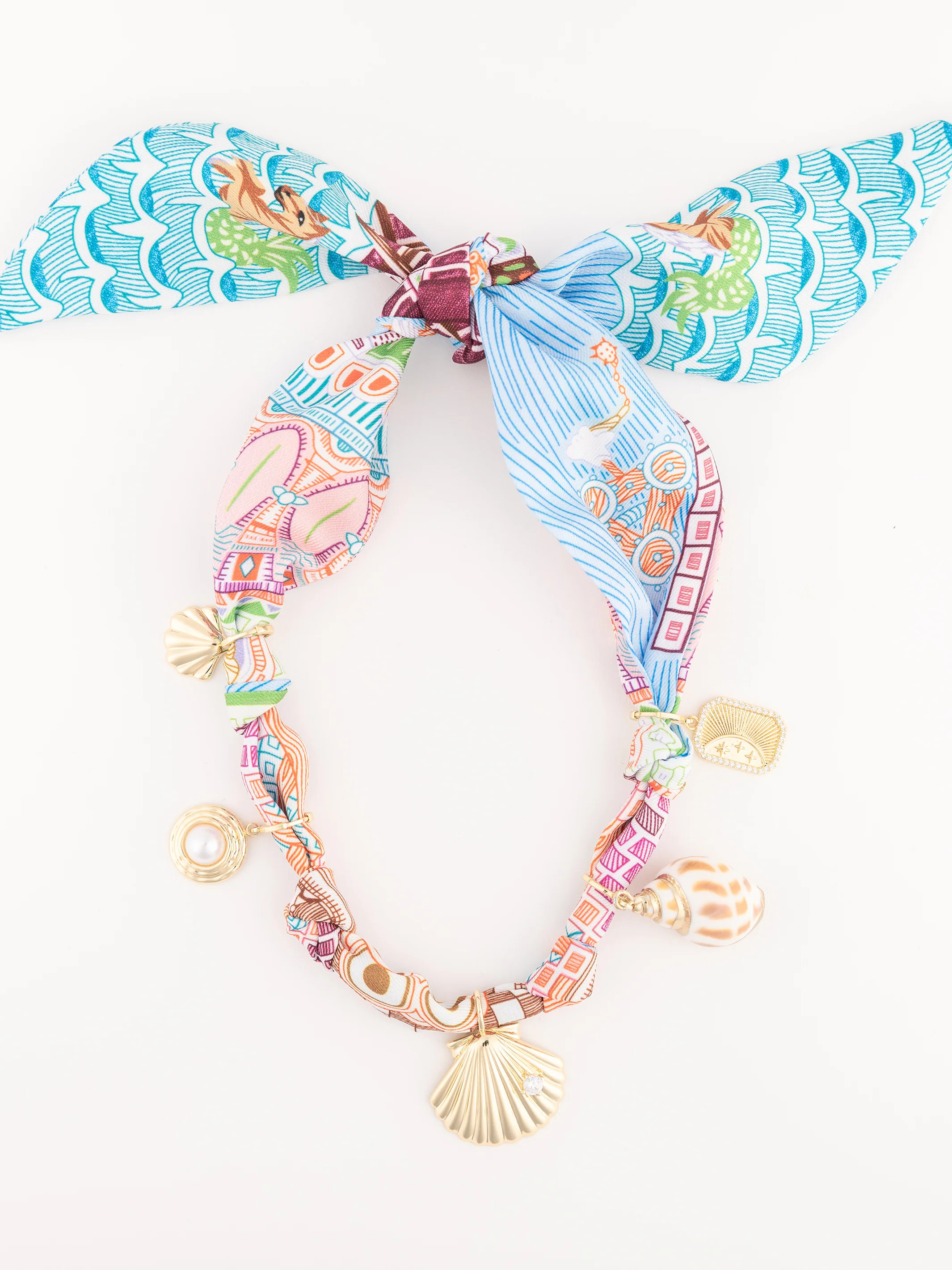 Farah Scarf Necklace | Michelle McDowell