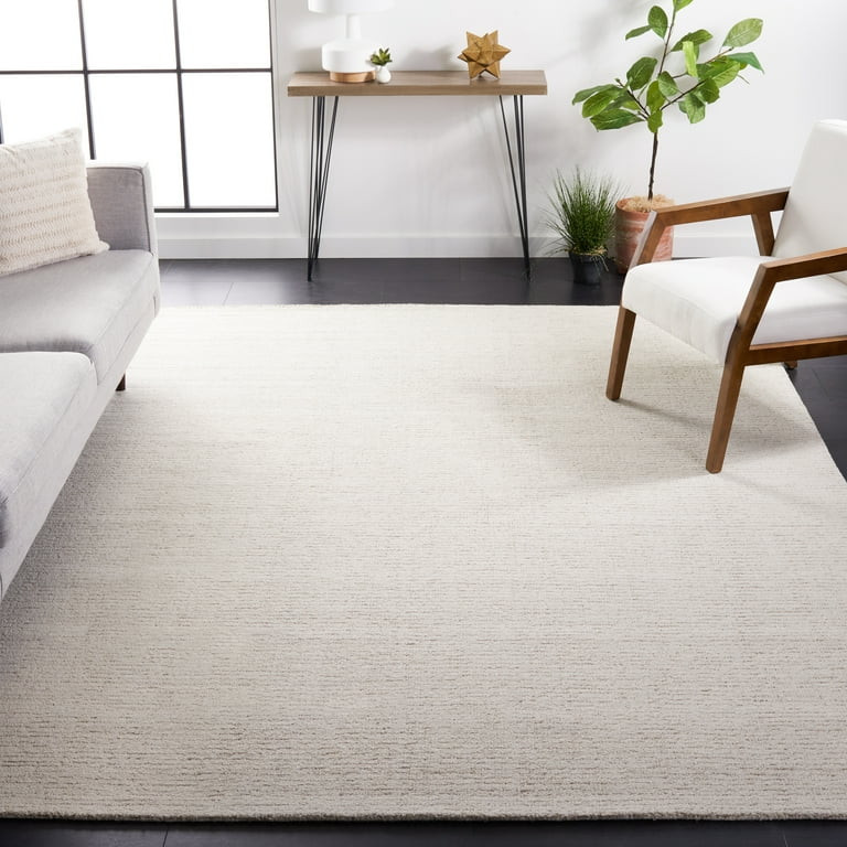 Safavieh Abstract Delia Distressed Wool Area Rug, Ivory/Beige, 9' x 12' | Walmart (US)