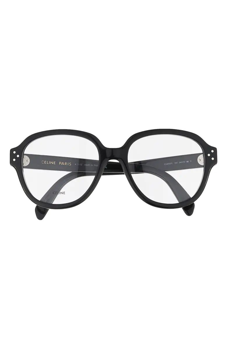 CELINE 54mm Round Reading Glasses | Nordstrom | Nordstrom