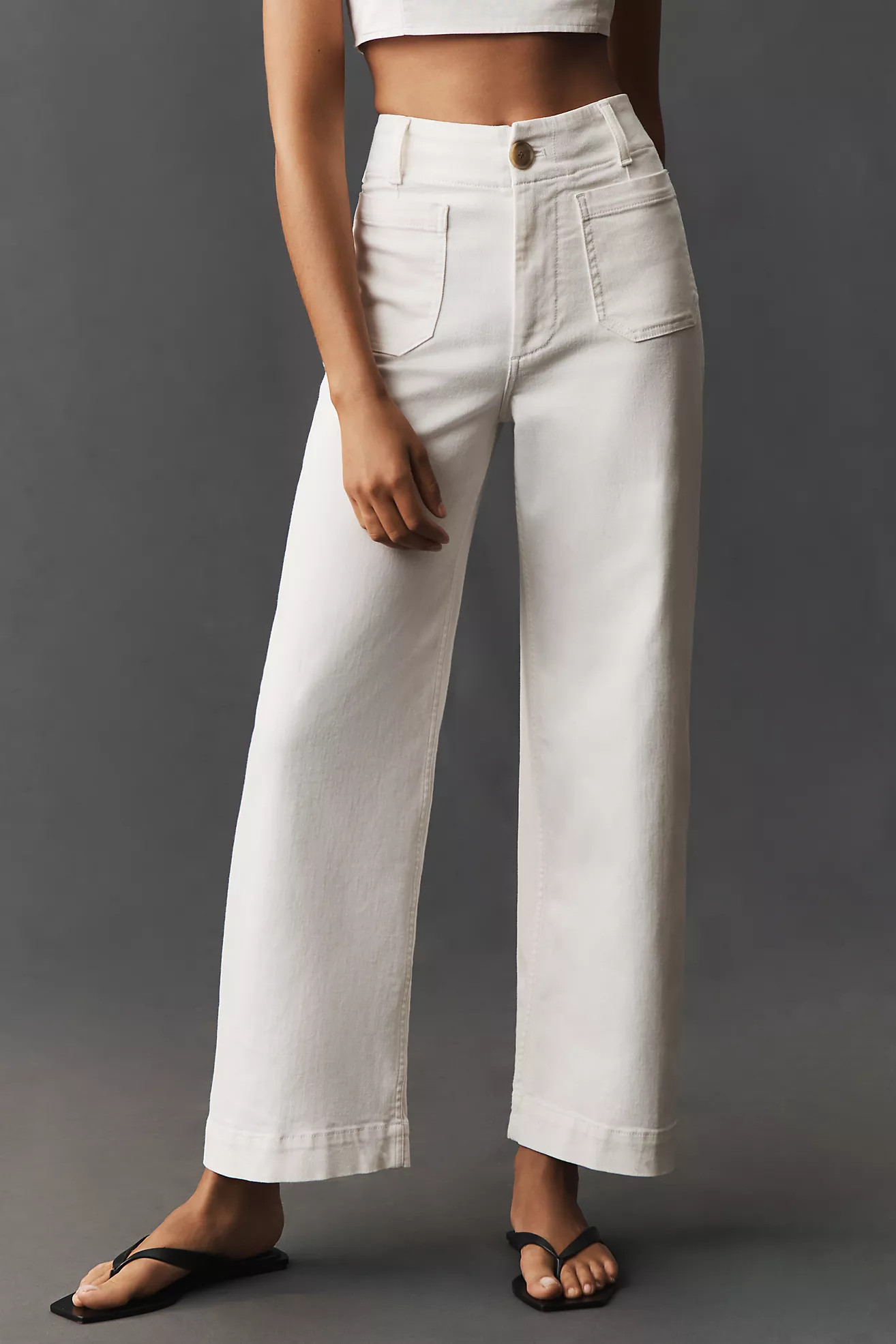 The Colette Full-Length Wide-Leg Jeans by Maeve | Anthropologie (US)