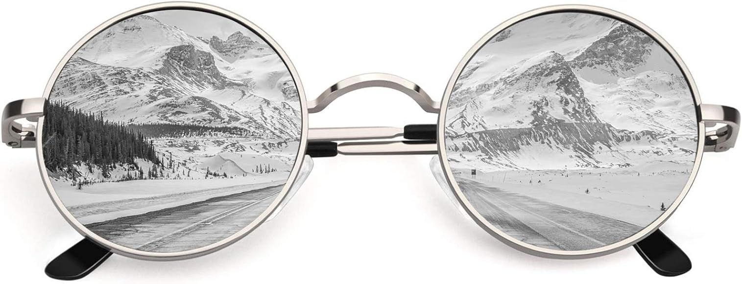 Amazon.com: CGID E01 John Lennon Polarized Sunglasses with Case for Women Men Circle Round Retro ... | Amazon (US)