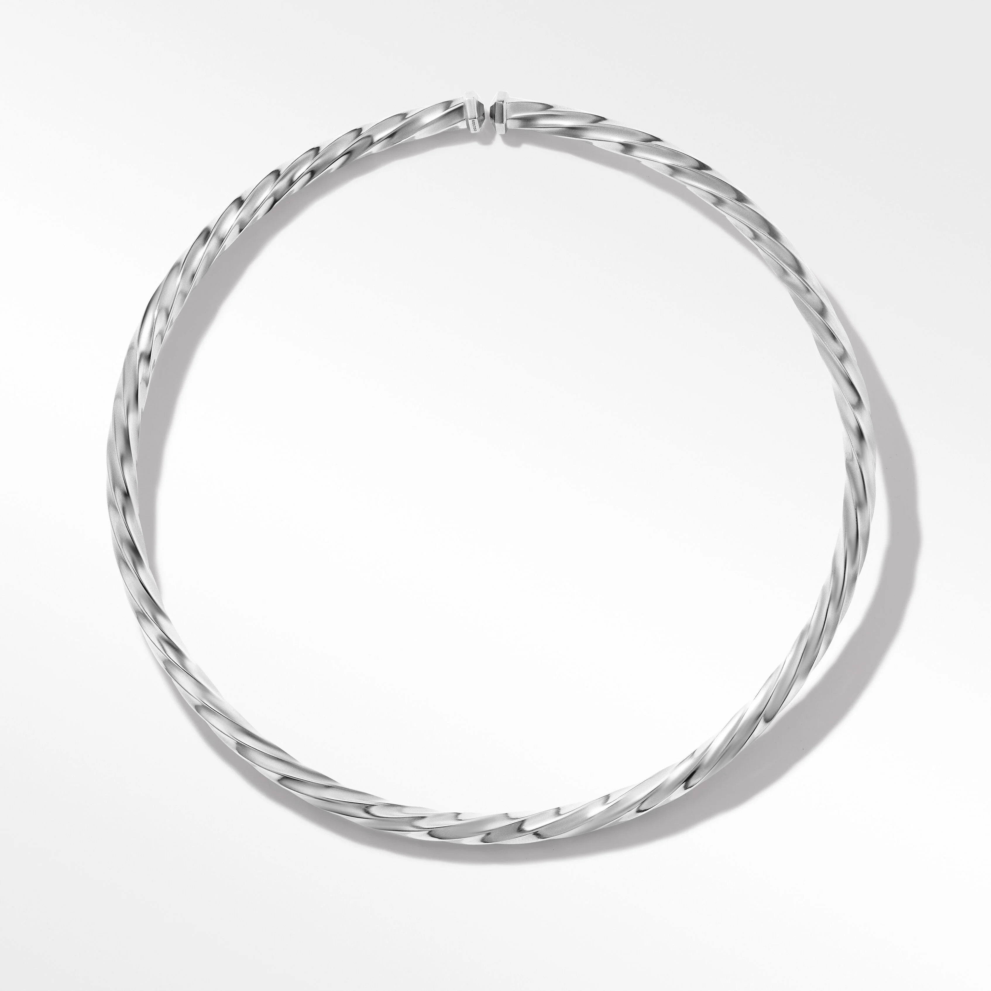 Cable Edge™ Collar Necklace in Recycled Sterling Silver | David Yurman