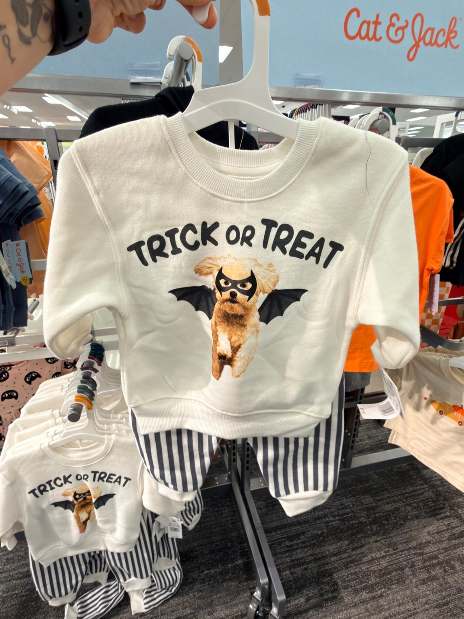 Grayson Threads Mini Toddler Boys' 2pc Halloween Bat Dog Fleece Sweatshirt and Pants Set - Off-White @Target

#LTKmomlife #LTKKids #LTKSeasonal