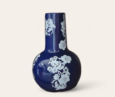 Avon Seaside Garden Collection Floral Porcelain Vase Grannycore | eBay US