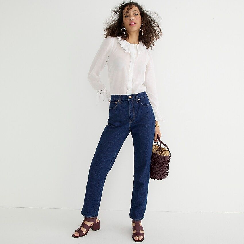 High-rise '90s classic straight jean in Rinse wash | J.Crew US