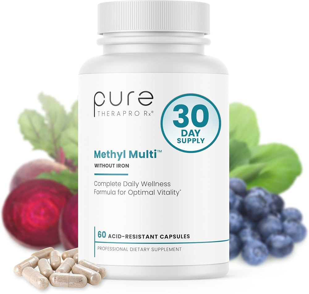 Pure Therapro Rx Methylated Multivitamin for Men and Women | Methyl Multi Without Iron + Methyl B... | Amazon (US)