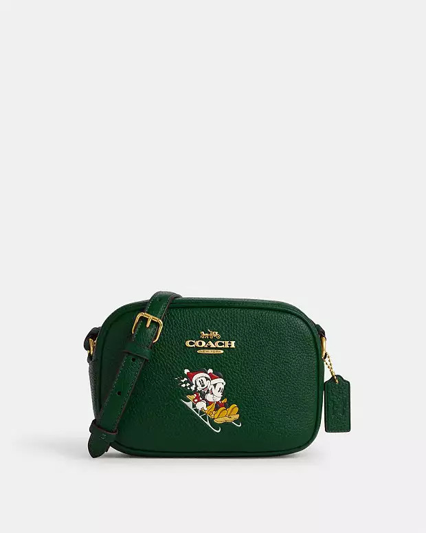 Disney X Coach Mini Jamie Camera Bag With Sled Motif | Coach Outlet US