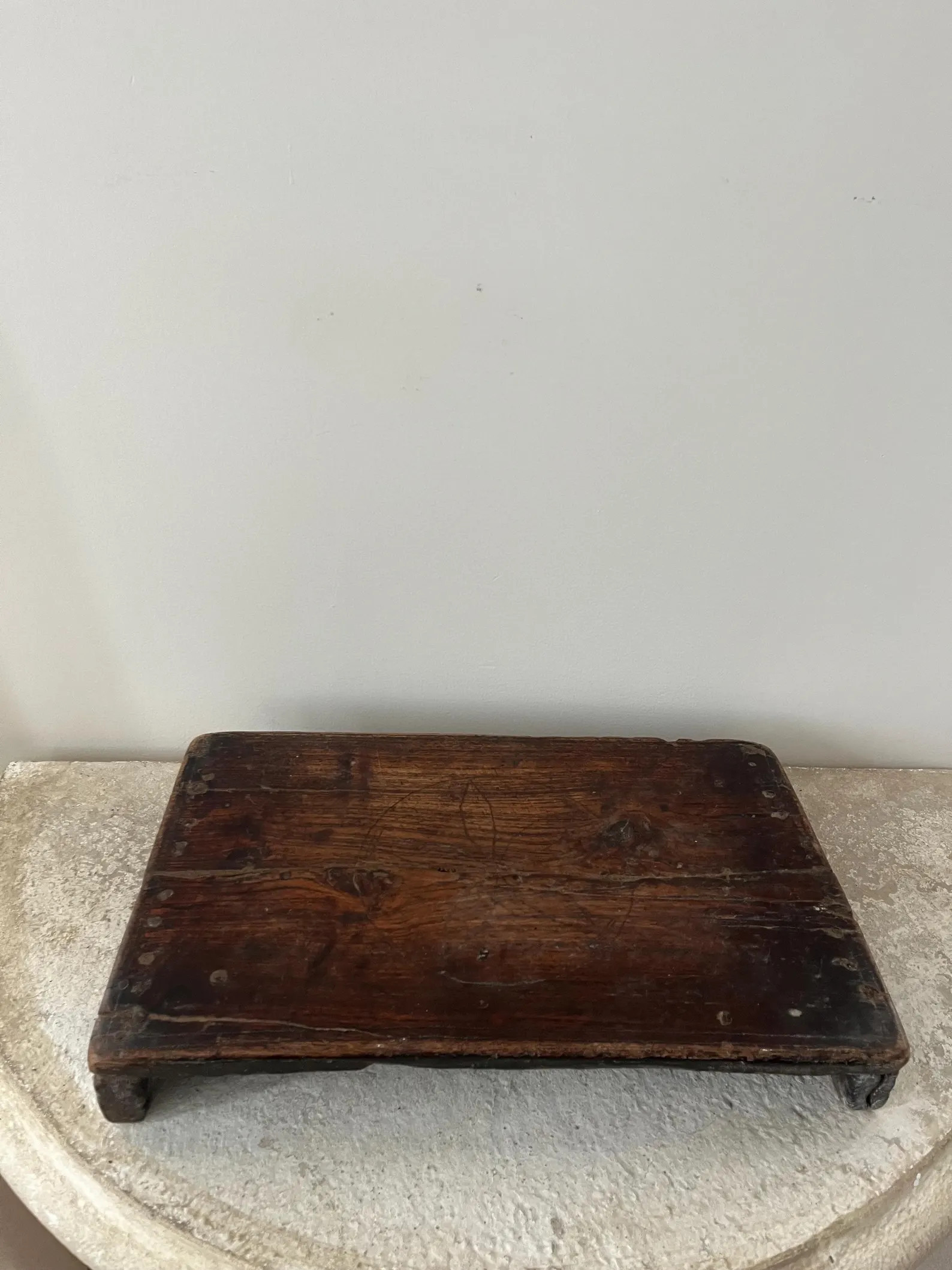 Vintage Indian Bajot Wooden Riser | Vintage Kitchen Riser | Primitive Wood Pedestal | Wabi Sabi D... | Etsy (US)