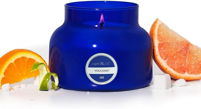 Capri Blue Volcano Scented Candles - Luxury Glass Jar Candles for Home Scented with Tropical Frui... | Amazon (US)